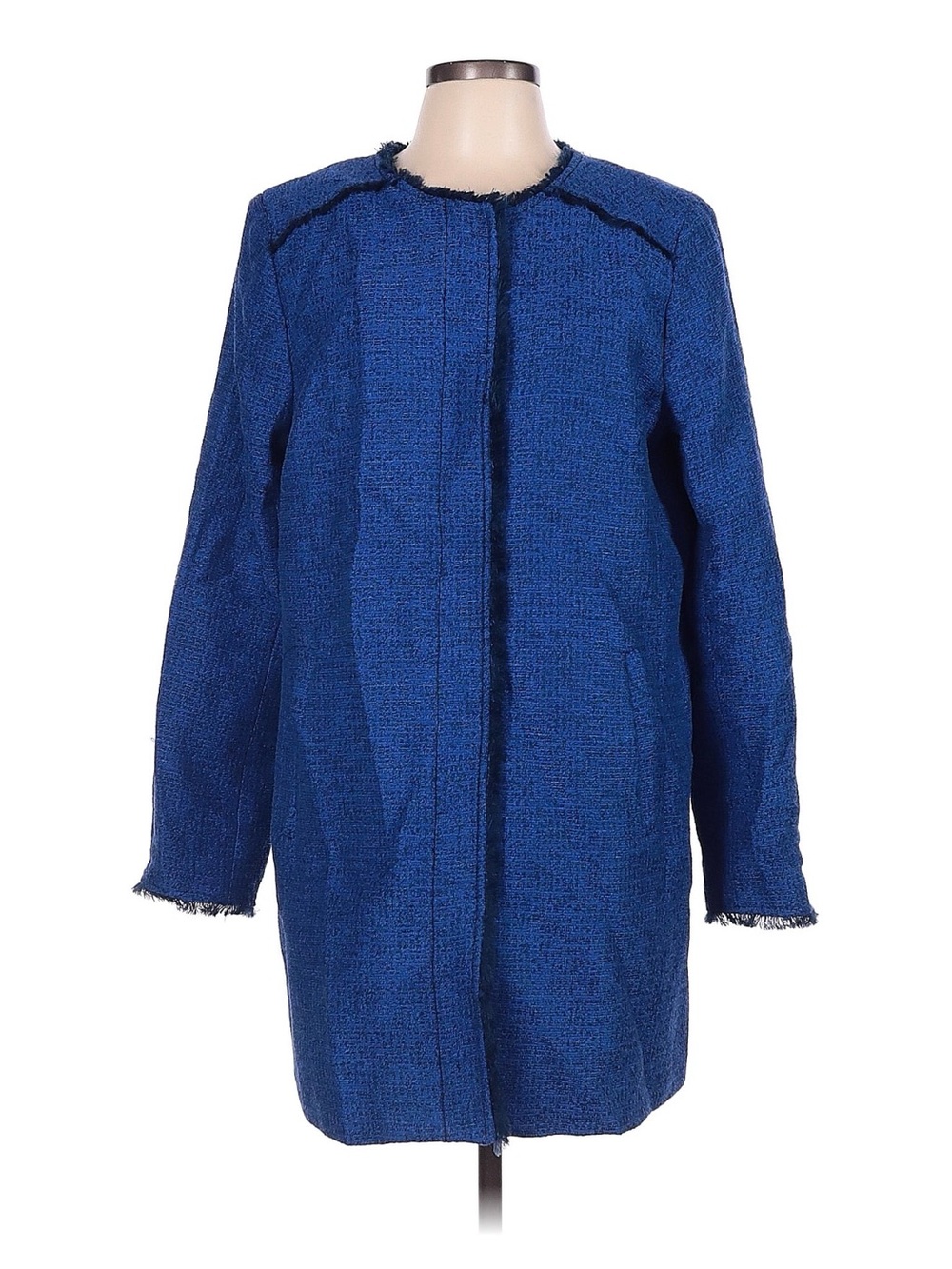Banana Republic Royal Blue Tweed Coat